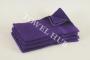 Purple tanning salon towel