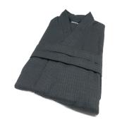 CHARCOAL Waffle Kimono Bath Robes